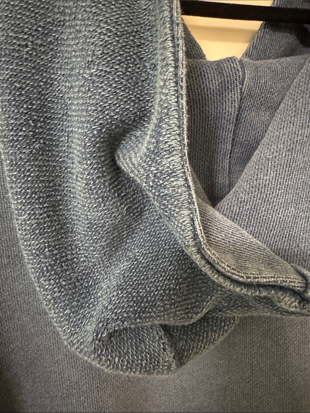 Free People Washed Indigo Cropped Hoodie - Picture 4 of 10